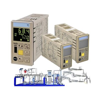 SAMSON TROVIS 6493 Elektronische Prozesssteuerung Digitale PID-Panelmontage Kompaktsteuerung