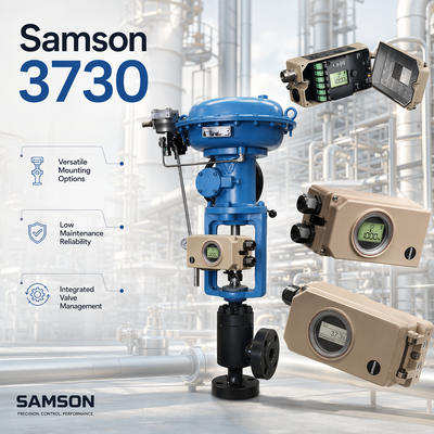 Samson 3730 Smart Valve Positioner HART Digitaler Pneumatischer Aktorregler Stahlkugel/Globe Ölgas-Wasserbehandlungssystem