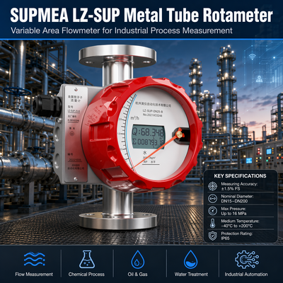 Mechanische Durchflussanzeige Flüssiggasdampfmetallrohr-Rotameter