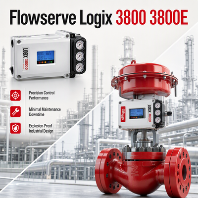 Brandneue Flowserve Logix 3800 3800E Digitale Ventilpositionierer zuverlässige Steuerventilteile auf Lager