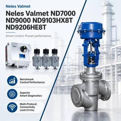 Original Neles Valmet ND7000 ND9000 ND9103HX8T ND9206HE8T Smart Pneumatic Digital Valve Positioner Controller für die petrochemische Öl- und Gasindustrie