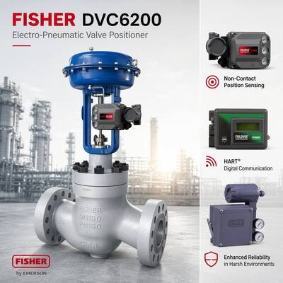 Fischers FIELDVUE DVC6200 Smart Valve Controller 67CFR Pneumatischer Filterregler China OEM Pneumatisches Steuerventil