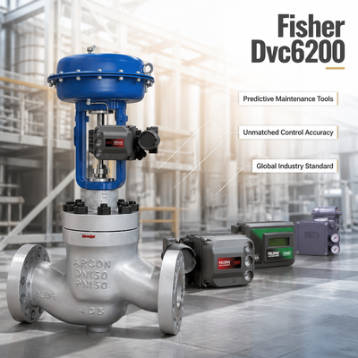 F-isher DVC6200 Smart Valve Positioner mit vollständiger Prozessdiagnostik für das Steuerventil von Erdölgas-chemischen Kraftwerken