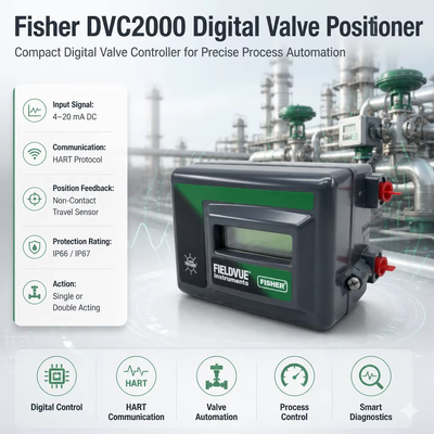 Feldvue HC DVC2000 Einzelwirkungs-Feedback-Niederdruck-Digitalventil-Positionierer