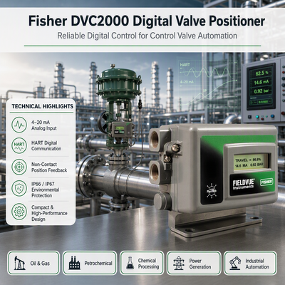 Brandneuer Fisher Fieldvue DVC2000 intelligenter Stellungsregler Fisher 846 elektropneumatischer Wandler