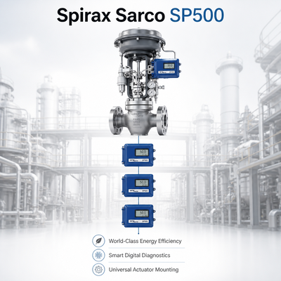 Brandneuer Spirax Sarco SP500 HART Smart Positioner 4-20mA Elektro-Pneumatischer Regler passend für Chongqing Chuanyi Aktuator