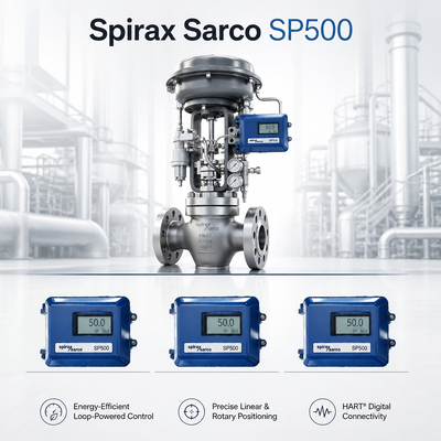 Spirax Sarco SP500 Digitaler Stellungsregler für Dampfkesselanlagen, unterstützt das Regelventil von Chongqing Chuanyi