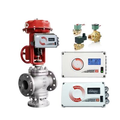 Flowserve Logix 520MD Digital HART Elektropneumatischer Smart Valve Controller Steuerventilpositionierer mit Asco-Solenoidventil