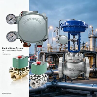Masoneilan SVi1000 Digital Valve Positioner 4-20mA HART Pneumatische Steuerung mit ASCO-Solenoidventil