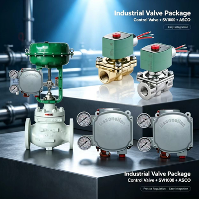 Masoneilan SVi1000 Digital Valve Positioner 4-20mA HART Pneumatische Steuerung mit ASCO-Solenoidventil