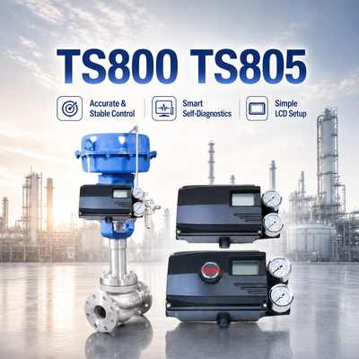 TS800 TS805 Serie Intelligenter Stellungsregler HART Digitaler Regelventil-Stellungsregler