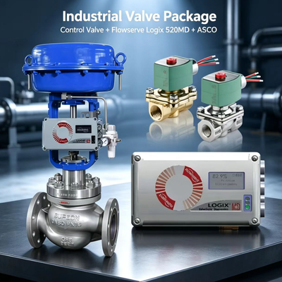 Flowserve Logix 520MD Smart Digital Positioner mit ASCO-Solenoidventil HART Pneumatische Steuerung