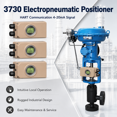 3730 HART digitaler Positionierer 4 20mA pneumatischer Aktorsteuergerät für industrielle Steuerventile