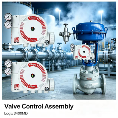 New Flowserve Logix 3400MD Digital Positioner FOUNDATION Fieldbus Valve Control Linear Rotary