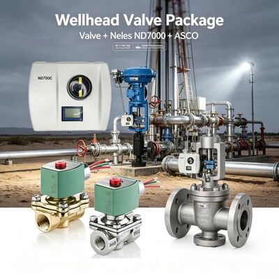 Valmet Me-sto Neles ND7000 Intelligenter digitaler Ventilregler mit ASCO-Solenoidventil zur Prozesssteuerung