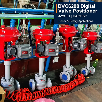 DVC6200 HC Digital Valve Controller Double Acting Valve Positioner with Feedback