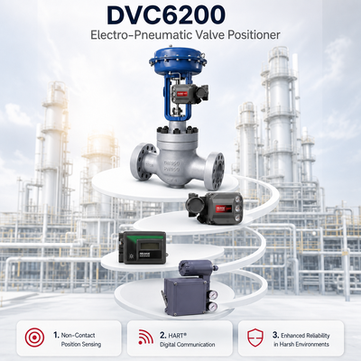 Feldsicht DVC6200 Smart Valve Positioner 4 20mA IP66 Digitale Ventilsteuerung