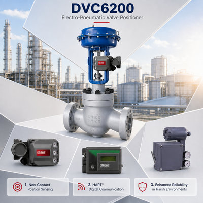 DVC6200 Pneumatischer Stellungsregler ATEX IECEx zertifiziert -40 85°C Durchflussregelung Druckregelung