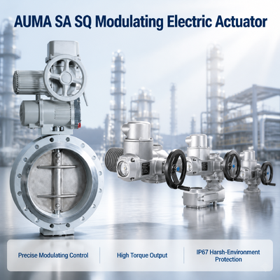 Auma SA SQ-Serie Elektroventil-Aktor Lieferant kundenspezifisch China Hochdruck-Gleichgewichts-Käfig-Elektro-Steuerventil