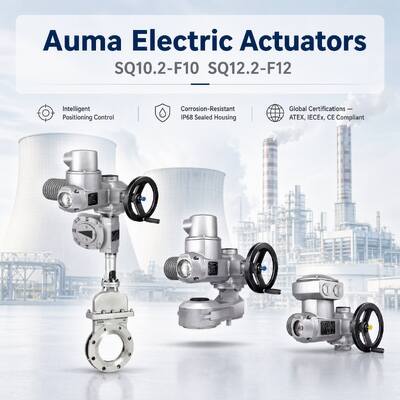 Neuer Auma SA SQ Serie Elektrischer Stellmotor für Hochdruck-Ventil mit ausbalanciertem Käfig