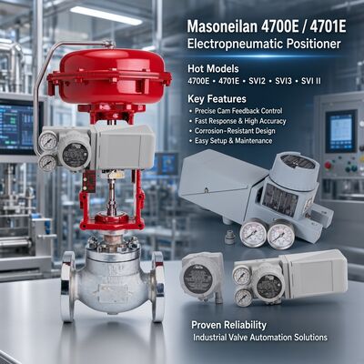 Neuer Original Masoneilan 4700P / 4700E Analogventil Positionierer Masoneilan 35002 87/88 Serie