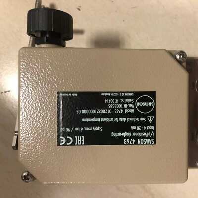 Samson 4763 Series Electropneumatic Positioner 4-20mA for Control Valves