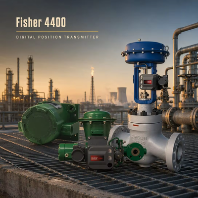 Fisher FIELDVUE 4400 Digitale Positionsübertrager Übertrager 4-20 mA Rückkopplung mit Ventil