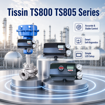 Tissin TS800 TS805 Smart Ventil-Stellungsregler HART 4 20mA Elektro-pneumatisch IP66 Explosionsgeschützt