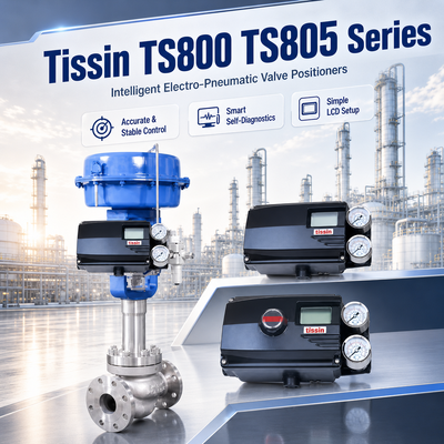 Tissin TS800 TS805 Serie Smart Ventil-Stellungsregler OEM Industrieautomation HART-Steuerung