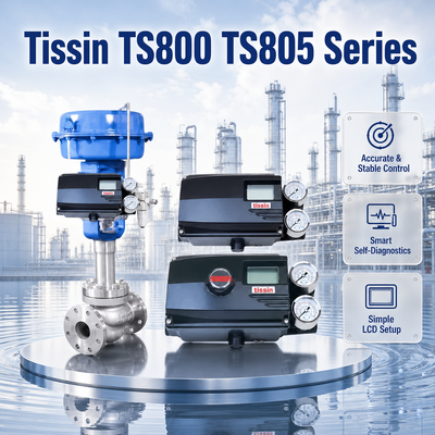 Tissin TS800 TS805 HART Digitale Ventilpositionierer 4 20mA Pneumatischer Durchflussregler