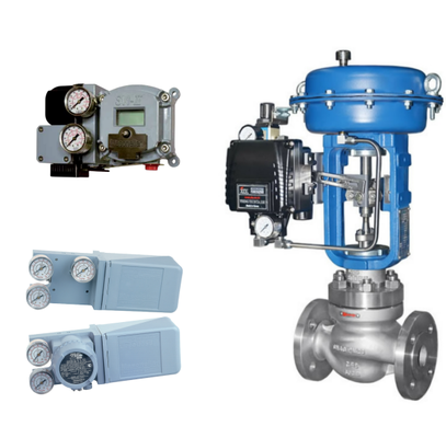 New and Pneumatic Samson Control Ball Valve and Masoneilan Reliable SVI2 Control Valve Positioner and 4700E Electro-pneumatic Controller and FISH-ER 67CFR