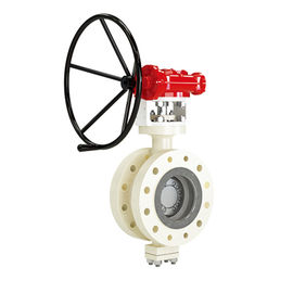 Regelventil-Dreiergruppe des Schmetterlings-TX3 Offset-Druck 1500 PN 20 - 260 Klasse 150 -