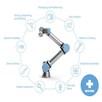 Max Payload 22 lbs UR 10e 6 Achsen-kooperative Roboter-Arm-