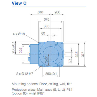 Nutzlast 2010mm Yaskawa GP25-12 12kg 6 Achsen-Roboter-Arm