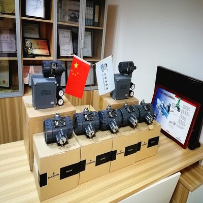 Elektronischer Stellungsübermittler Fisher 4211 mit dem Grad mit 50 Messbereichen und mit 6 Schutzen für Fischerventil