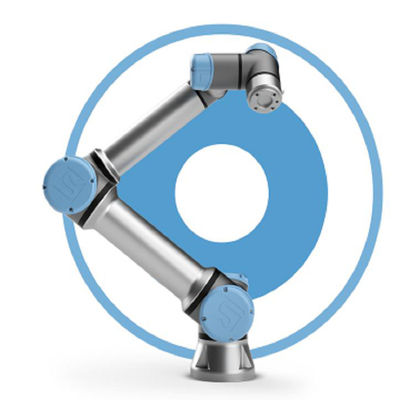 Kooperativer Roboter UR10e mit 6 Achse cobot und maxmium Reichweite 1300 Millimeter und playload 10kg für mig-Schweißensroboter