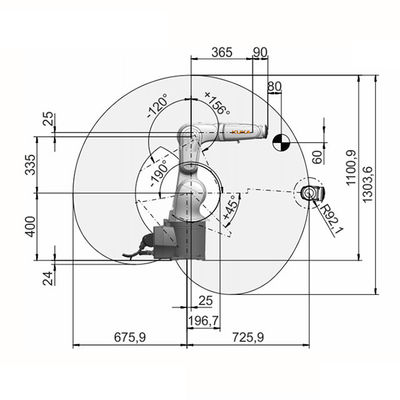 Automatisierung Kuka-Roboter-Arm Kr 6 Reinraum-R700-2