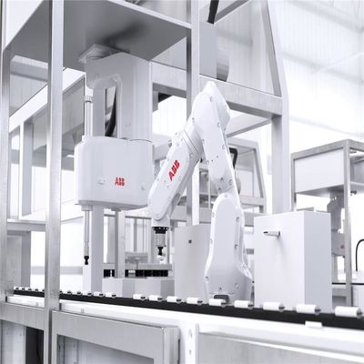 Achsen-Industrieroboter-Arm-Versammlung ABB IRB120 6, die Reichweite 580mm der Sammeln-verpackende Roboter-Nutzlasten-3Kg mit ICR5 Contro behandelt