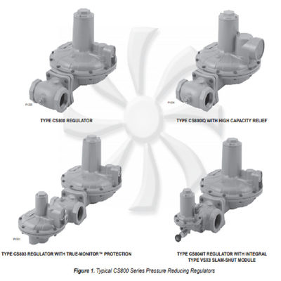 FISCHER CS800 Reihengas-Druckminderventilregler liefern druckreduzierendes Druckregler und Gas regulato