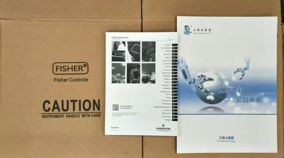 Stellwerk des elektropneumatischen Ventil-Fisher3582 mit Schieben-Stamm-Regelventil-Versammlungen