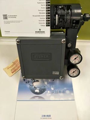 Stellwerk des elektropneumatischen Ventil-Fisher3582 mit Schieben-Stamm-Regelventil-Versammlungen
