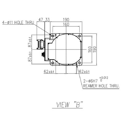 Achsen-Nutzlast 4kg HH4L 6 erreichen 1131mm hohe Genauigkeits-hohe Flexibilitäts-Versammlungs-Maschinen-materielle Handhabungsroboter