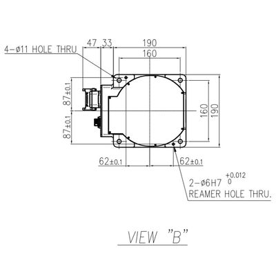 HH7 Nutzlast 7kg erreichen 932mm die 6 Achsen-hohe Genauigkeits-hohe Zuverlässigkeits-Versammlungs-Maschinen-materieller Handhabungsroboter