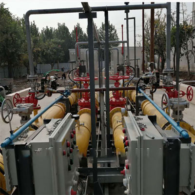 Chinesische integrierte Ausrüstungs-Duplexflüssigbrennstoff-Förderpumpe-Gleiter kombiniert mit FISCHER DVC 6200 Prüfer