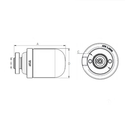 Reihen-Floss Emerson YARWAY UF800 und thermostatische Dampfentlüfter
