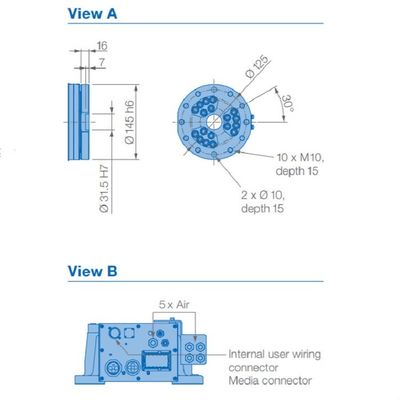 6 Reichweite 2236mm des Achsen-Roboter-Arm-GP110 der Nutzlasten-110kg für die materielle Übergebung