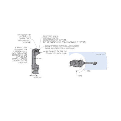 Achse des Roboter-Arm-6 mit Nutzlasten-Industrieroboter GP88 88KG für Auswahl-und Platz-Maschine