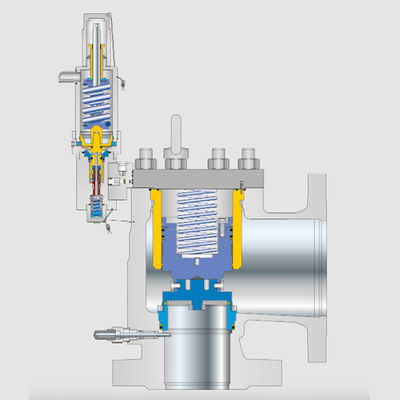 Art 821 hohe Leistungsfähigkeit modulieren Aktions-Piloten Operated Safety Valve