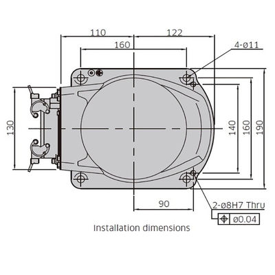 RS007N-Nutzlast 7kg erreichen 730mm die 6 Achsen-Hochgeschwindigkeitskompaktbauweise-Handhabungsroboter
