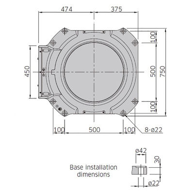 Achsen-Nutzlast 160kg CP180L 4 erreichen 3255mm Hochgeschwindigkeitspalettierungsroboter